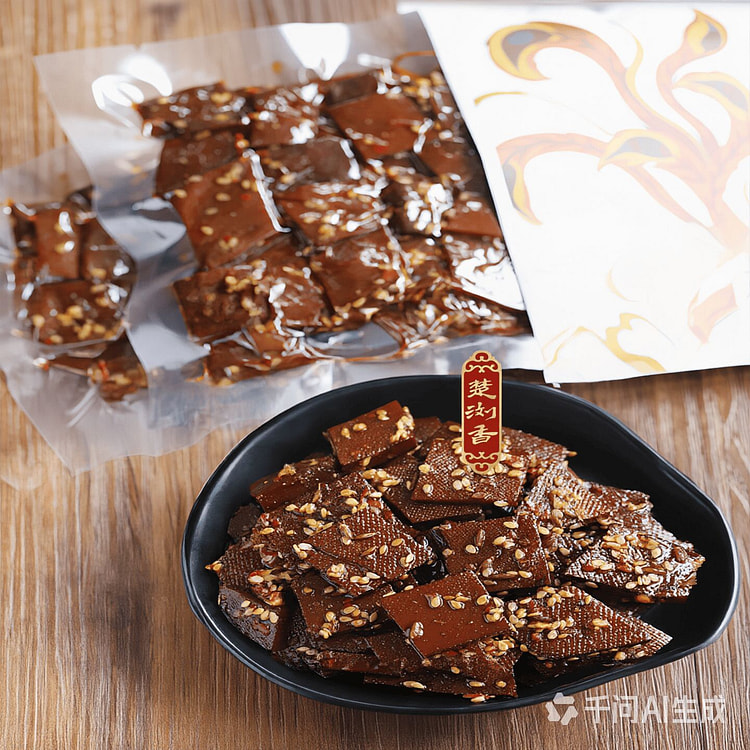 平江黑酱干100g*4包酱香豆腐干零食休闲小吃 400 克