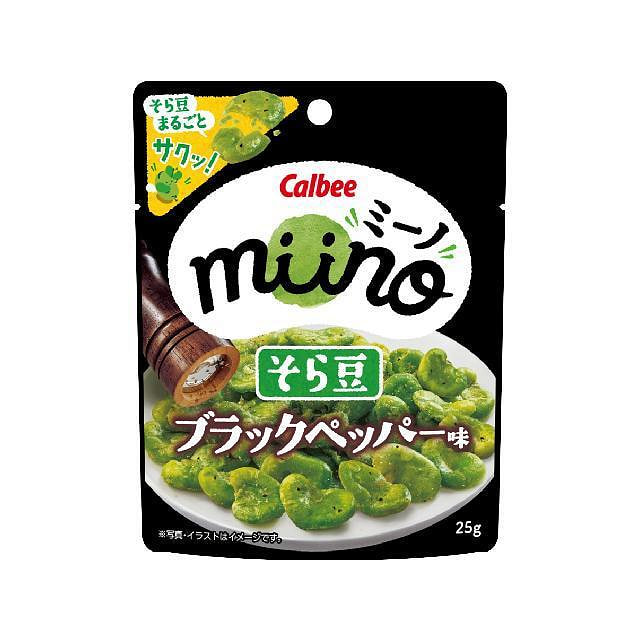 卡乐比 miino 黑胡椒蚕豆脆 25g 1 份