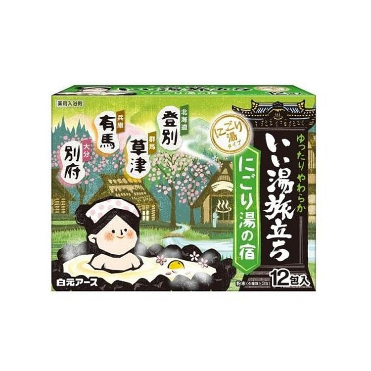 白元 名汤之旅 碳酸浴盐 入浴剂 25g 12包