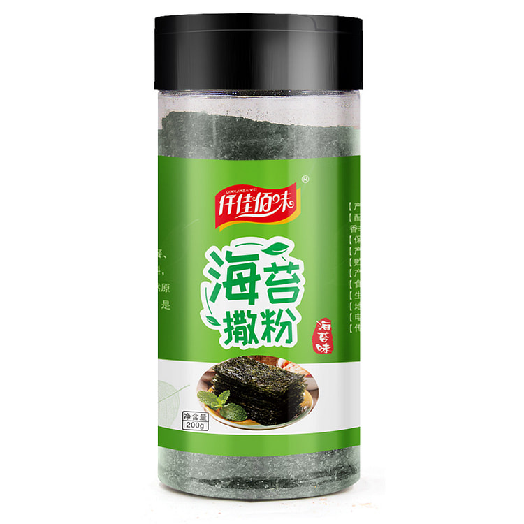 仟佳佰味撒粉撒粉海苔脆皮玉米鸡排撒料200g*1瓶