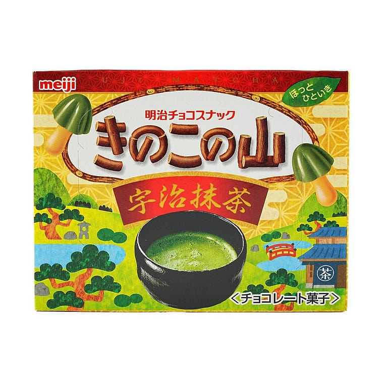 Meiji Kinoko No Yama Mushroom Shape Match Chocolate Biscuits 2.15oz 1 each