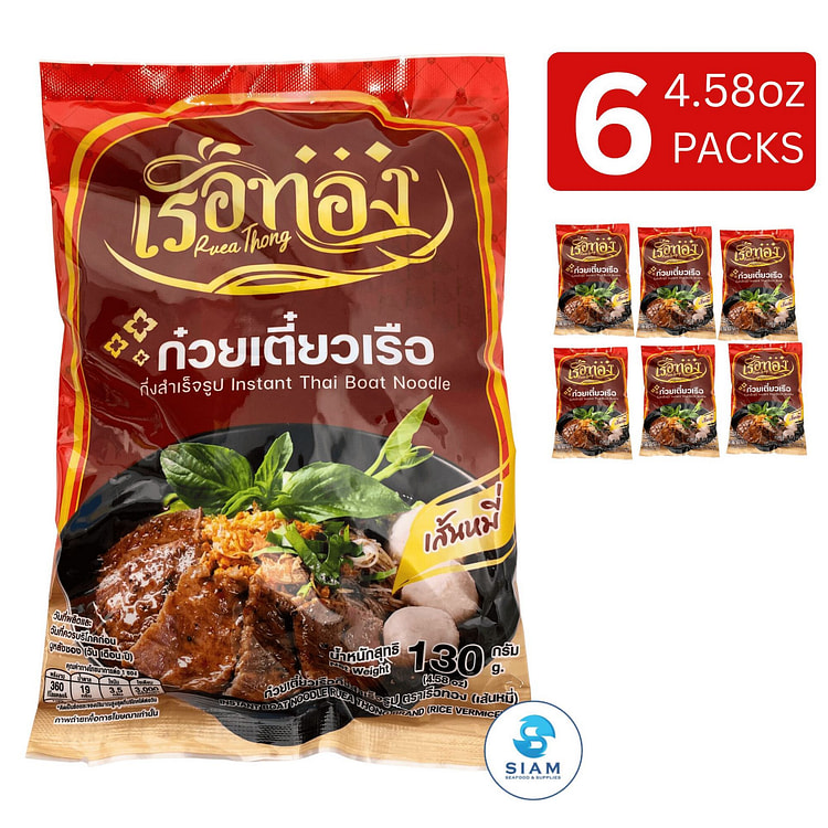 （6包）Ruea Thong 泰式船面，粉丝 6 个