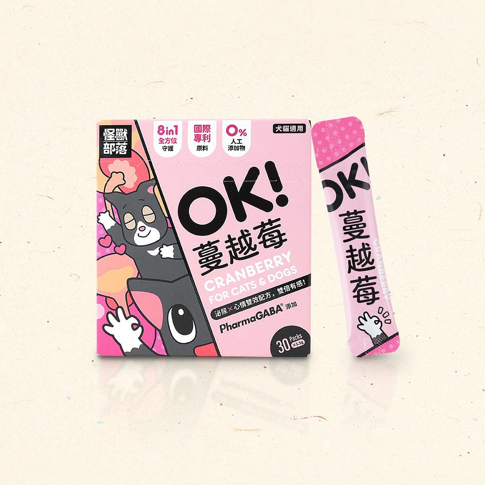 **寵物保健**LitoMon 怪獸部落-台灣 OK!蔓越莓 45 克