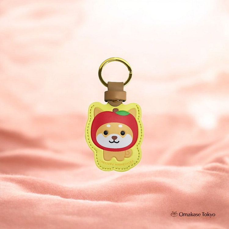 LamPlanning Leather Case Key Ring Apple (Red) 30 g