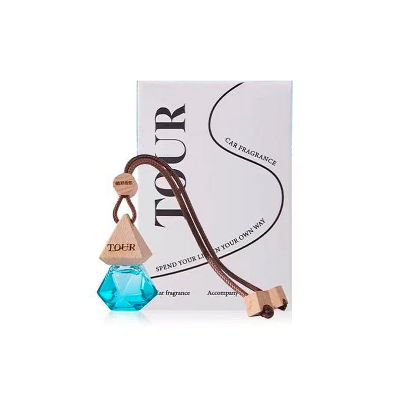 Guokai Car Air Freshener Hanger – Blue Wood Scent 1 count