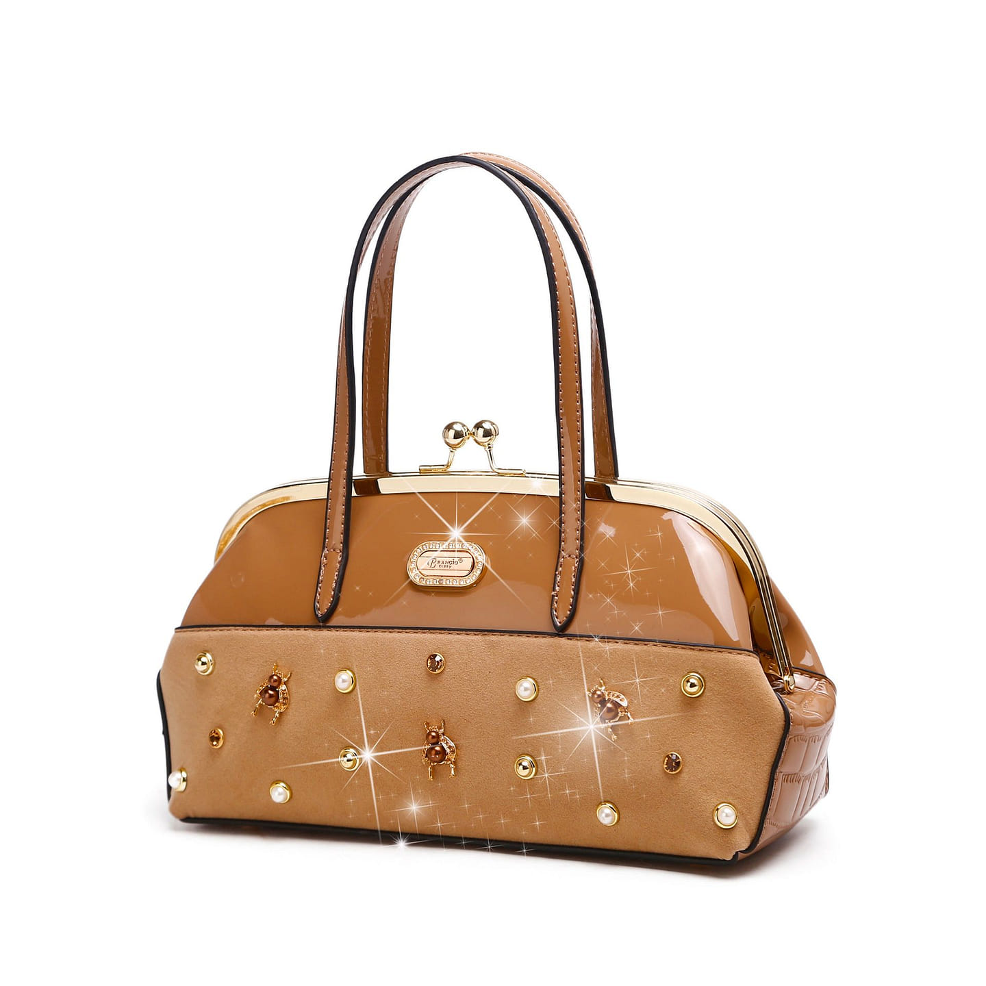 Honey Bee Handmade Evening Bag Tan [RM8300L-TN] 1 each