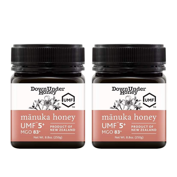 UMF 5+ Manuka Honey (MGO 83+) 8.8oz - Pack of 2 1 each