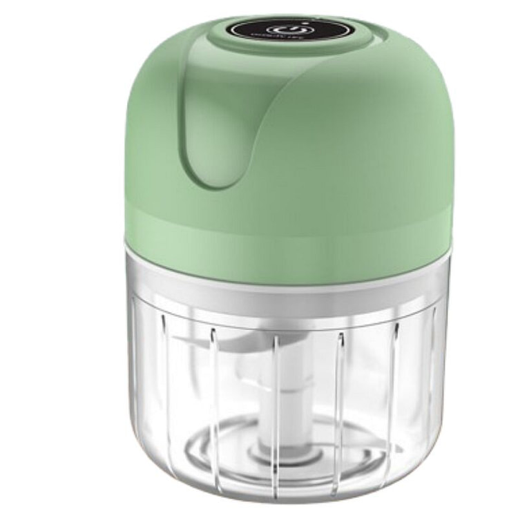 迷你无线电动蒜泥器宝宝辅食绞肉器 250ML-绿色