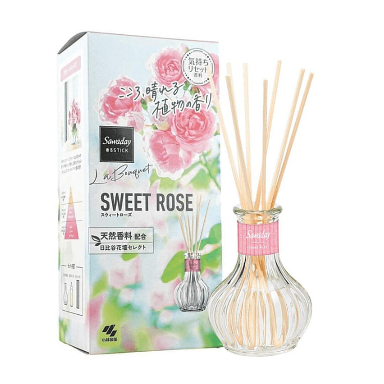 Sawaday Stick Sweet Rose Reed Diffuser 70ml 1 each