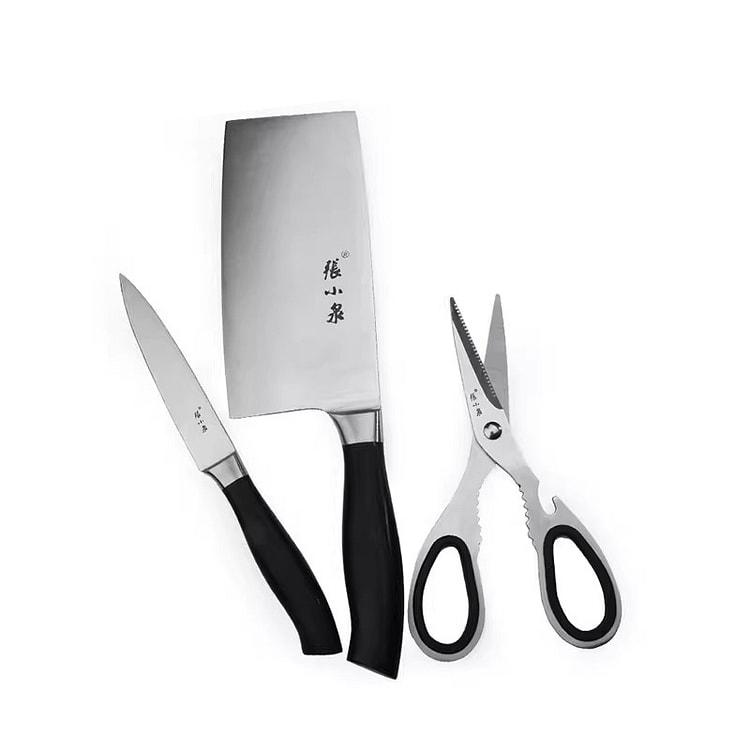 Three-Piece Kitchen Knife and Scissors Set*1 580 g