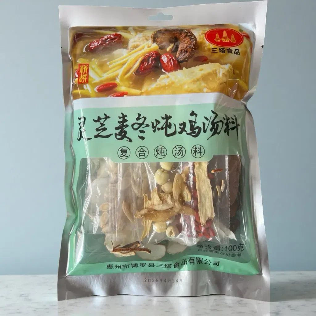 Lingzhi and Mai Dong Chicken Soup Ingredients 100 g