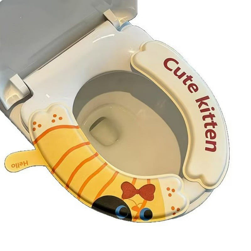 Creative cartoon toilet seat cushion 1 count