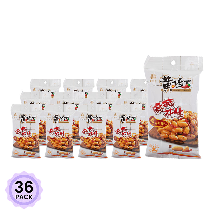 【黄飞红】麻辣花生 70g 70 克*36 包