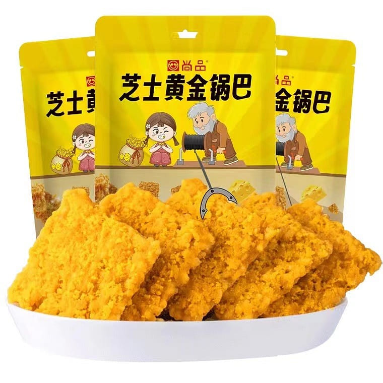 芝士蛋黄锅巴 饼干 网红零食 108 克
