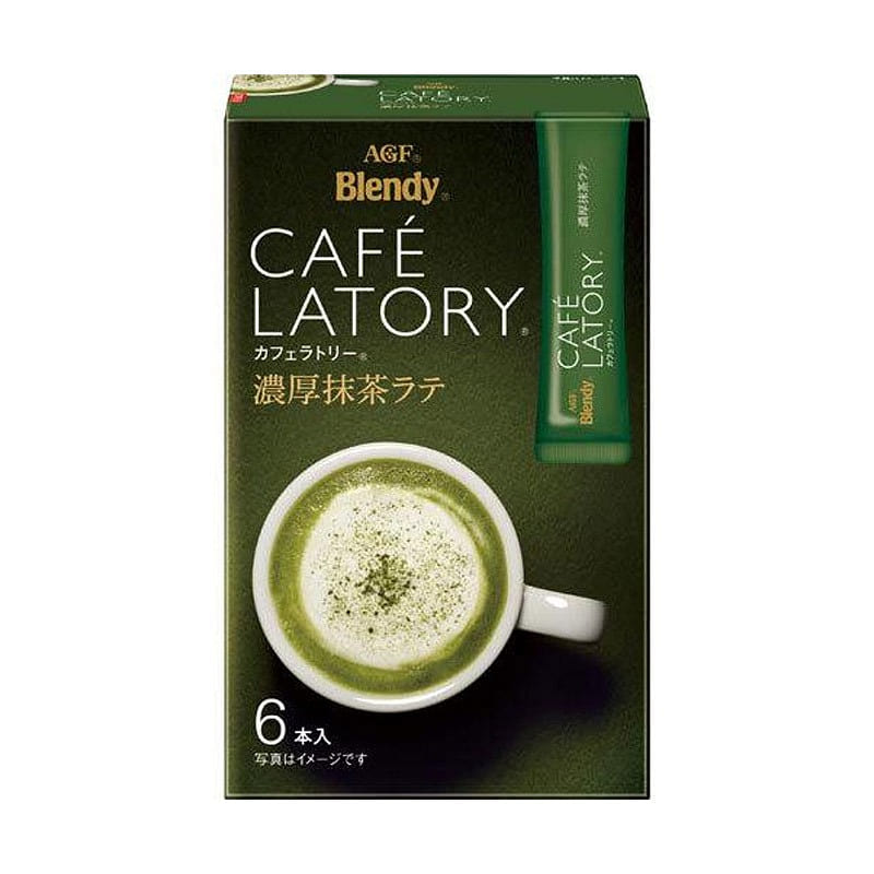 AGF Blendy Thick Uji Matcha Latte Coffee 6pcs 1 each