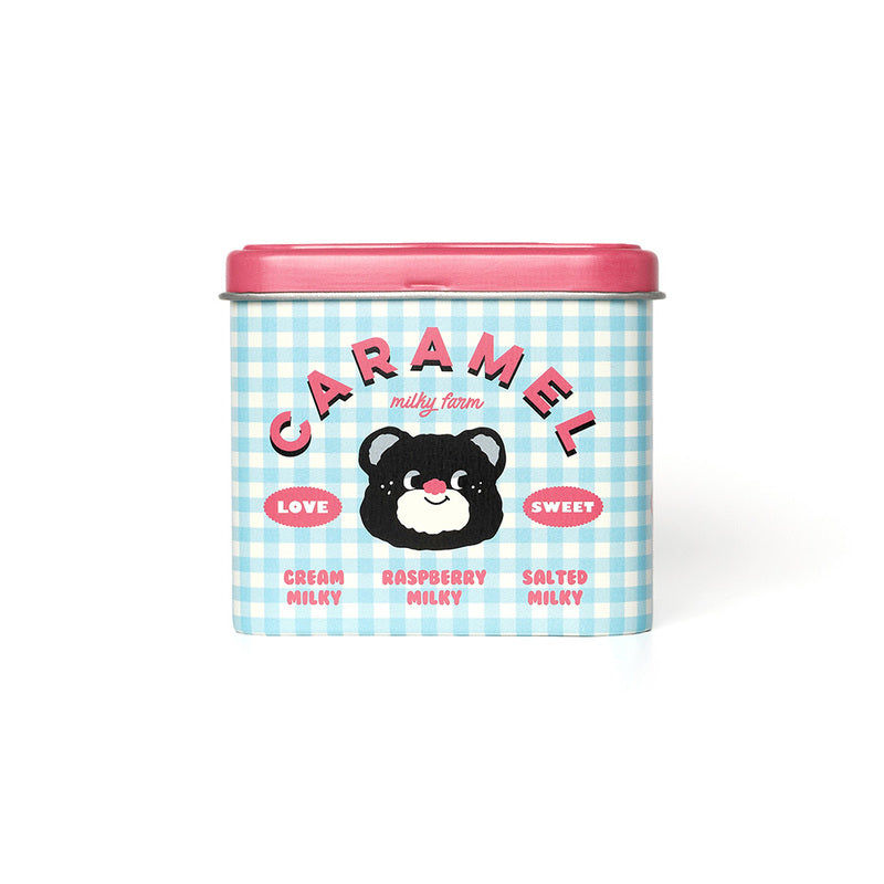 Knotted - Caramel Milky Farm Handmade Milk Tin Case Check 115 g
