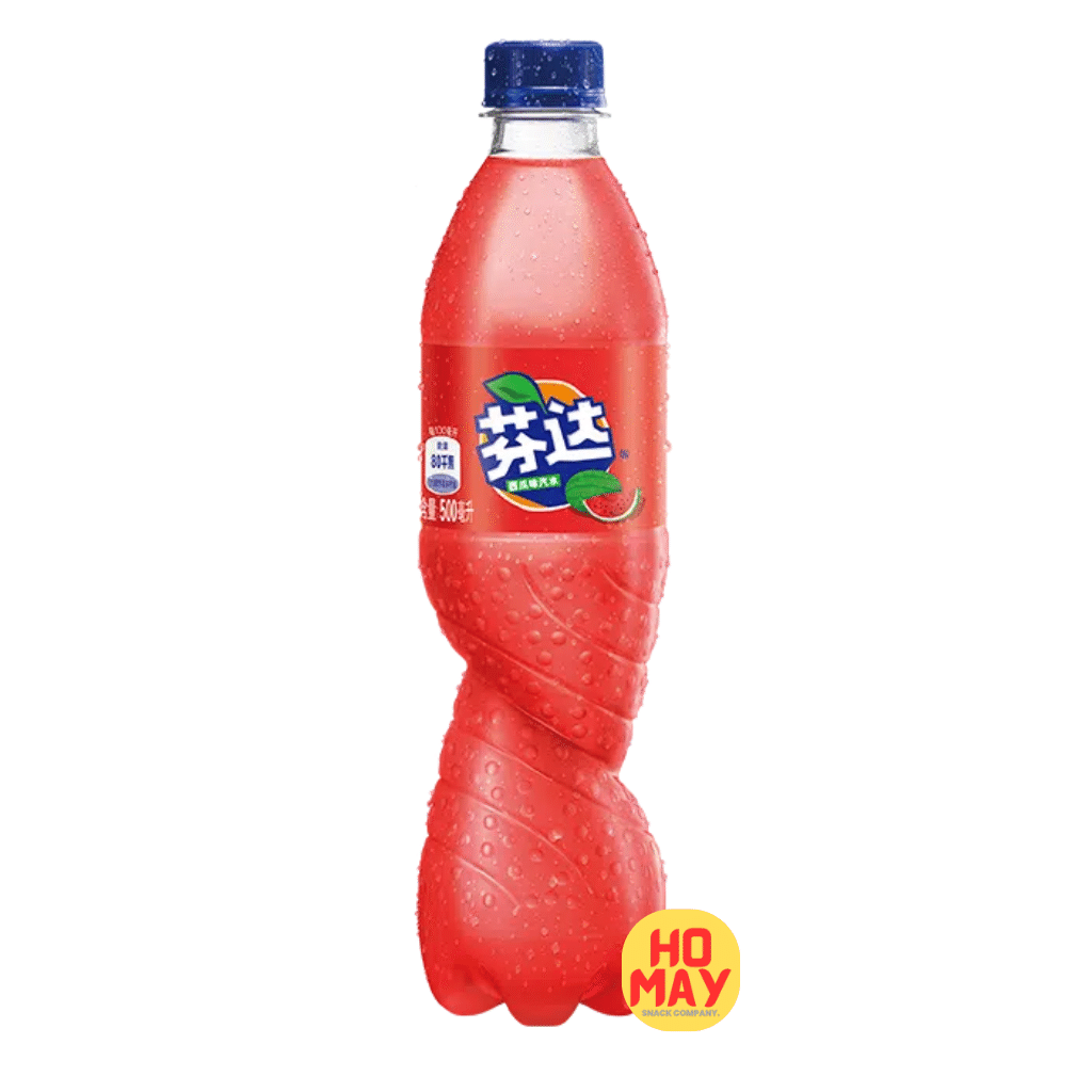 Fanta Watermelon Flavored Soda 500 ml