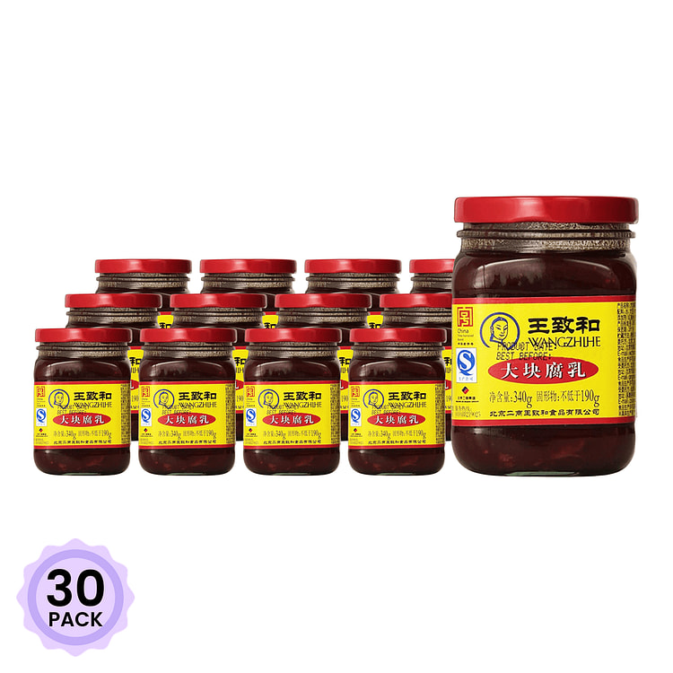 王致和 大块腐乳 340 克*30 包