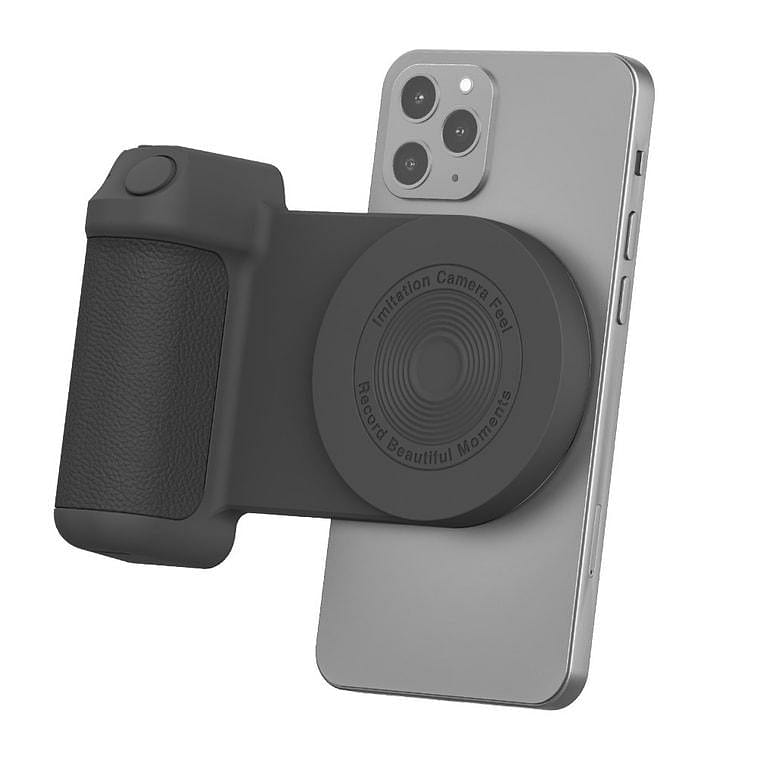 Magnetic Phone Holder with Selfie Stick Wireless Bluetooth Camera Handle Black 1 each