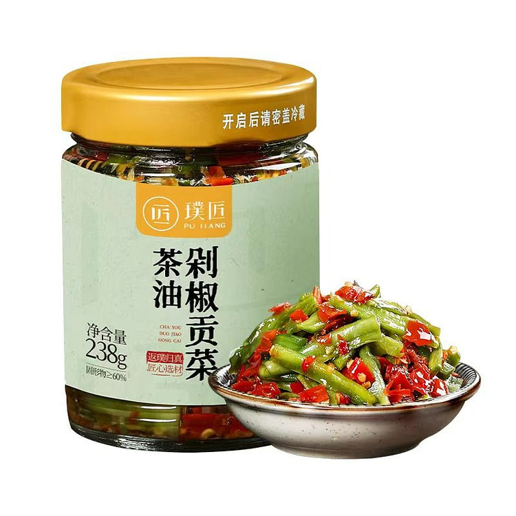 璞匠茶油剁椒贡茶 下饭菜拌面拌饭酱