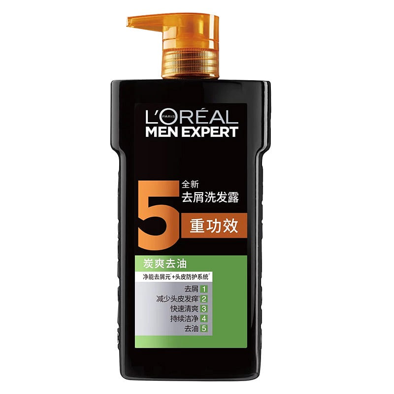 Loreal Men Charcoal Shampoo Anti Dandruff 400 ml