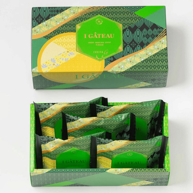 白色恋人抹茶蛋糕 5枚入 1 盒