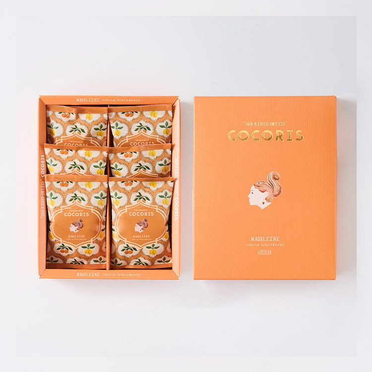 COCORIS柠檬橙味玛德琳6枚入 6 份
