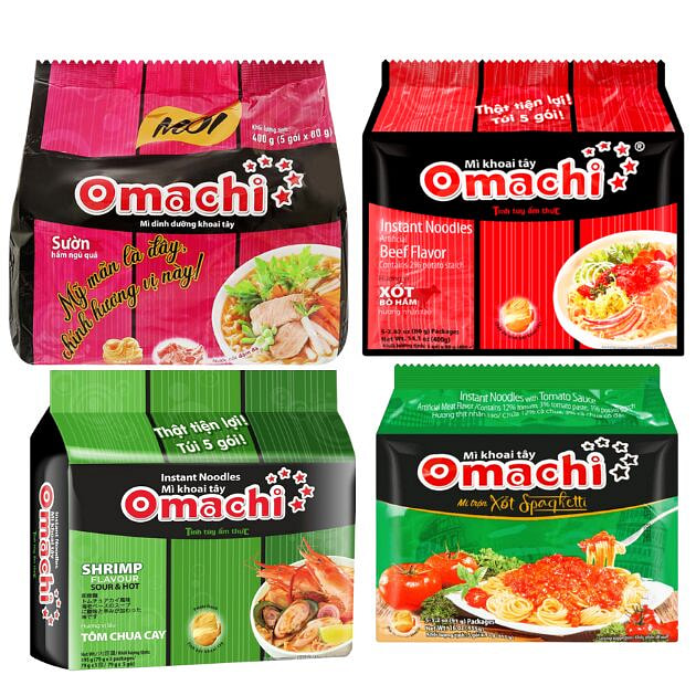 Omachi Instant Noodle Favorite Combo