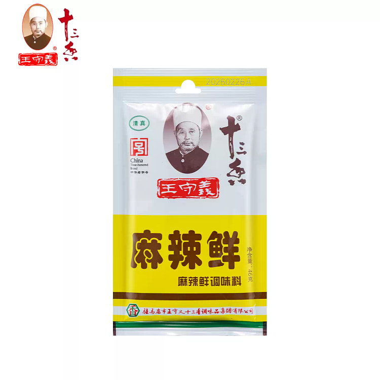 Wang Shouyi Spicy Fresh Flavor 1 Pack 46 g