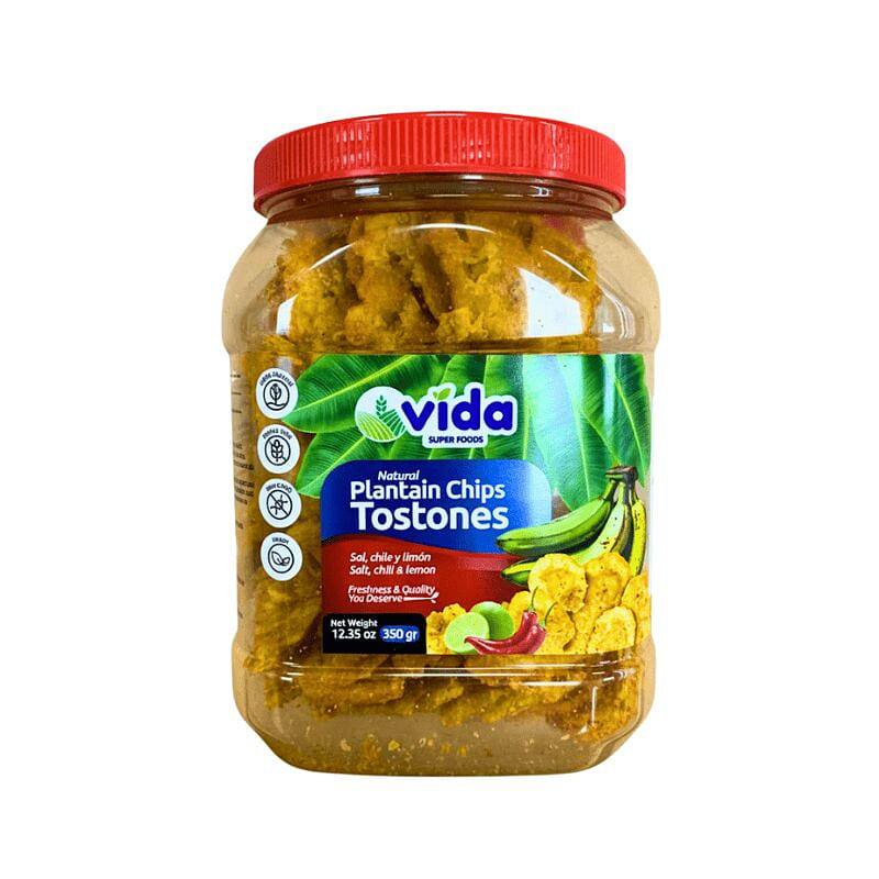 Vida Plantain Chip Tostones 350g 1 each