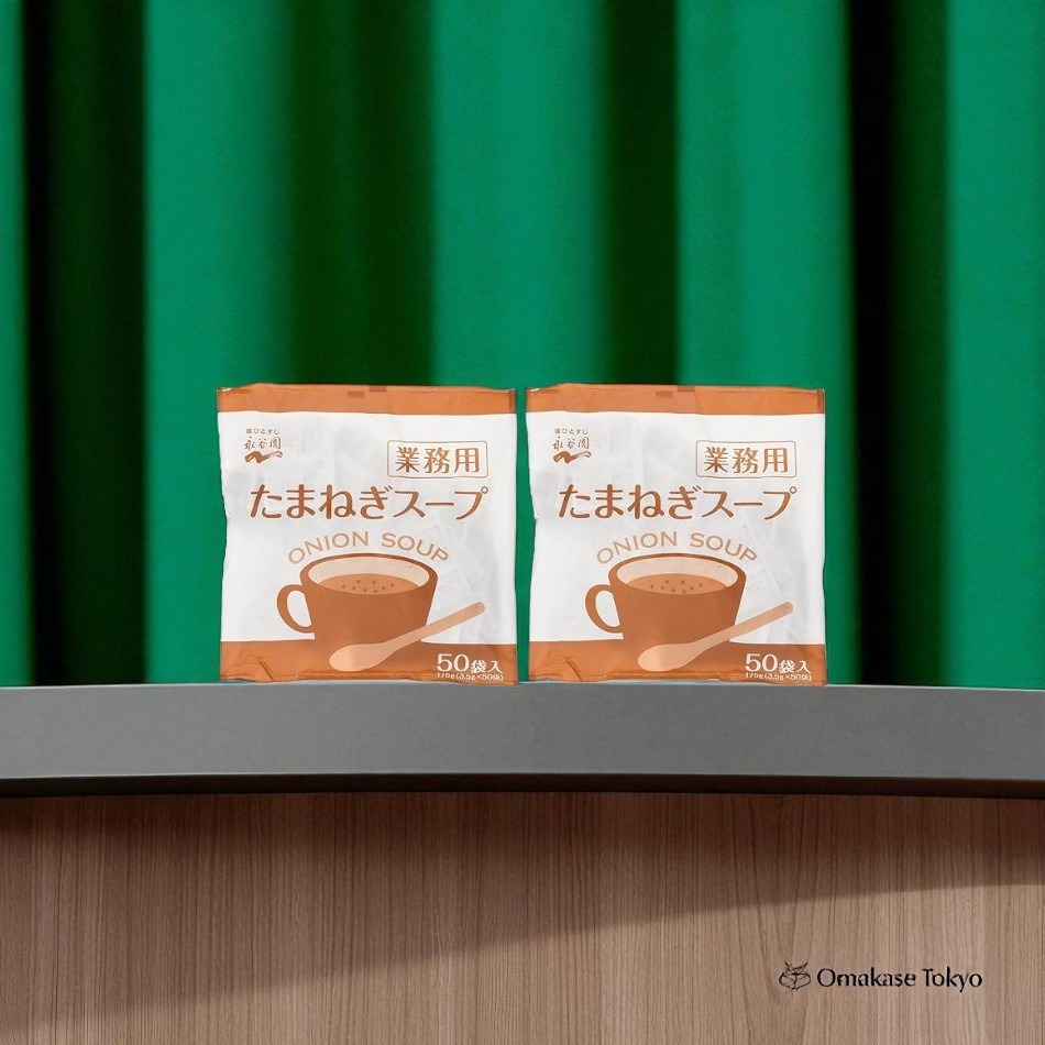 Nagatanien Commercial Onion Soup 50 Packs x 2 Bags 500 กรัม