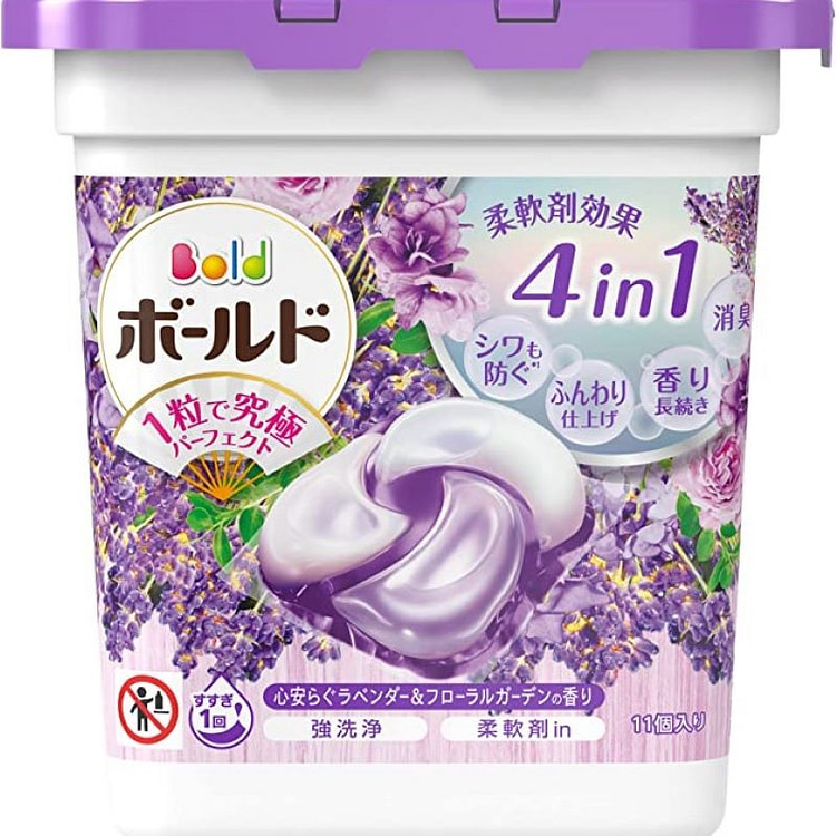 P&G Bold 洗衣凝胶球 4D 薰衣草和花卉花园