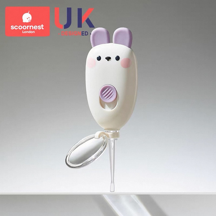 【科巢】婴儿掏耳勺可视发光软头耳屎清理神器 紫色 1 个