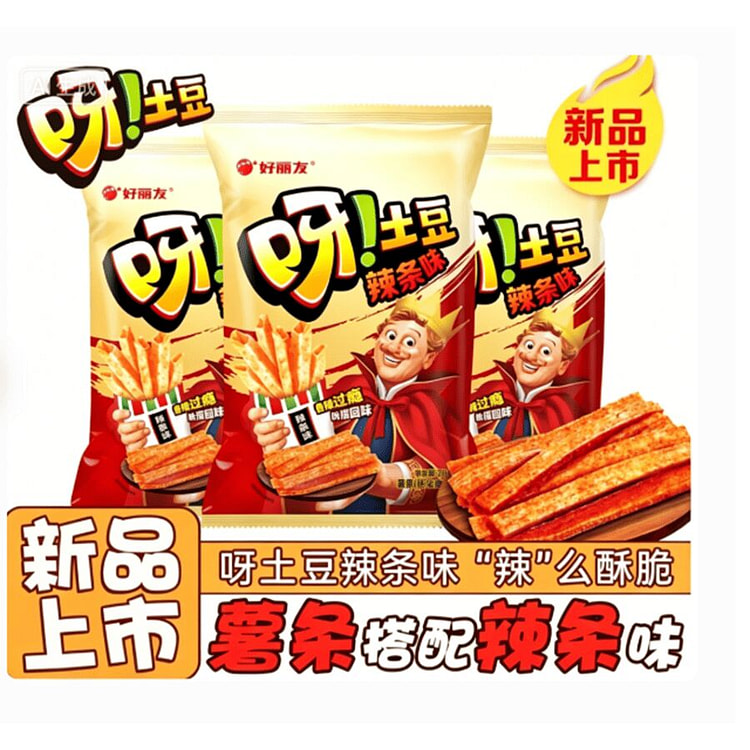 Hao Li you ya potato spicy strip flavor 70g 70 g