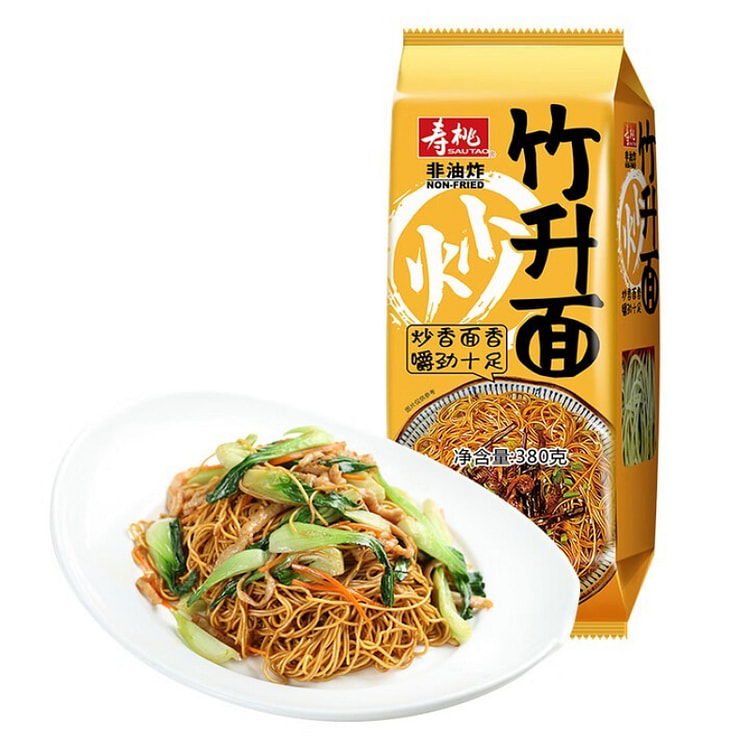 寿桃竹升面碱水面条380g*1袋 380 克