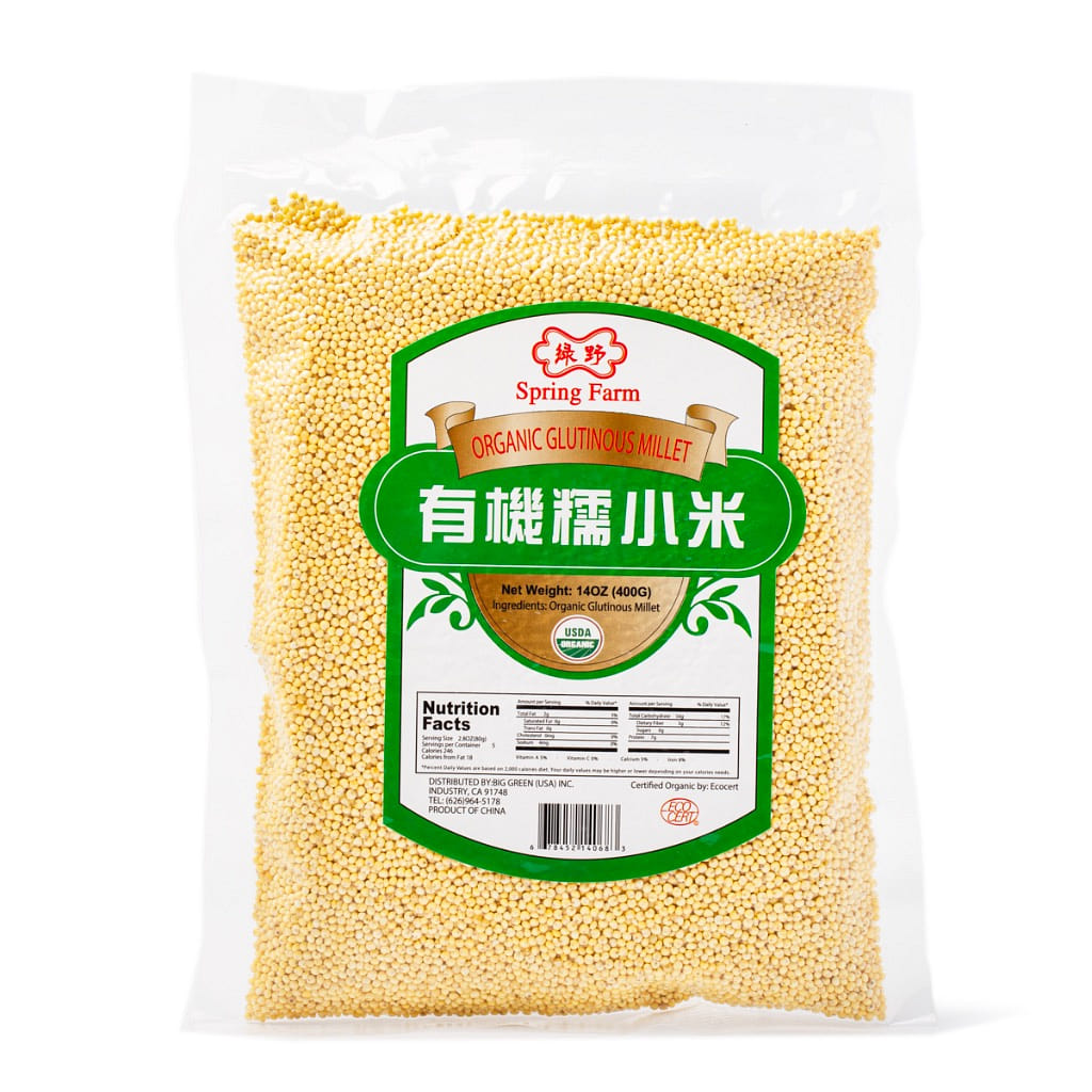 Spring Farm Organic Glutinous Millet 14 oz