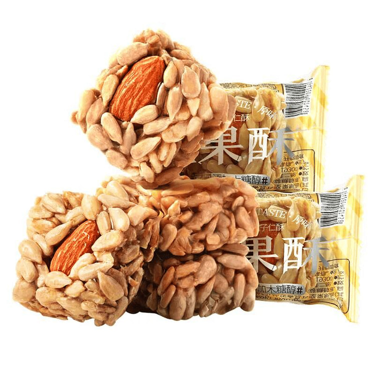 三只松鼠 巴旦木瓜子仁酥 490g 490 克