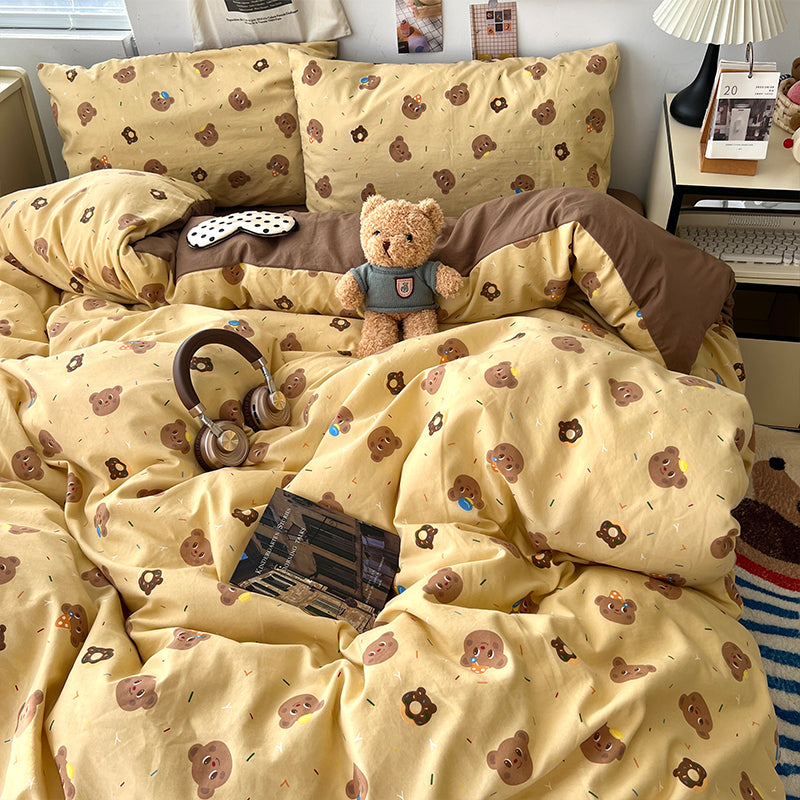 Brownie Bear Bedding Set Double Size 2000 g