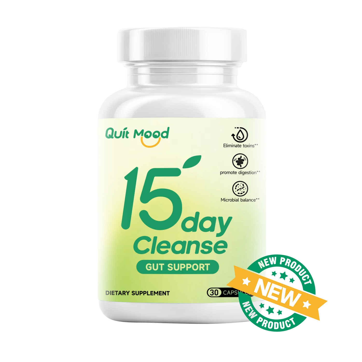 Quit Mood 15 Day Cleanse Dietary Supplement 1 bottle