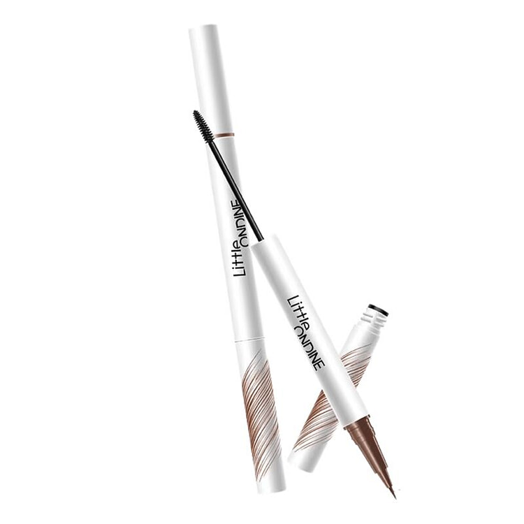 小奥汀双头定型水眉笔染眉膏持久防水#02 美式棕咖 1 个