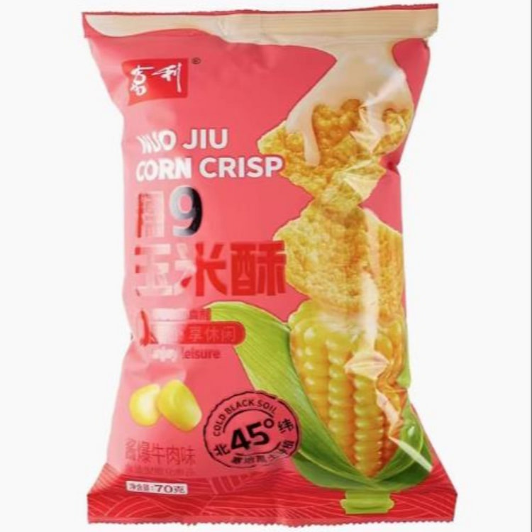 【临期清仓】喜利玉米酥 酱爆牛肉味 70g