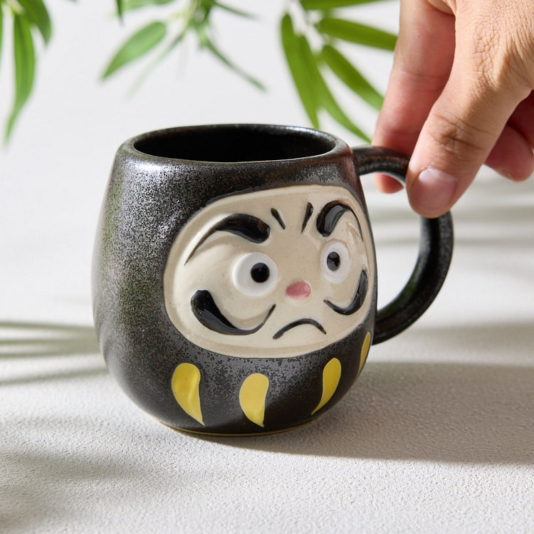 Daruma 马克杯系列 - 黑色
