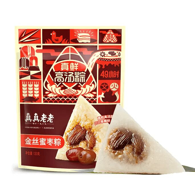 真真老老嘉兴粽子 金丝蜜枣粽130g