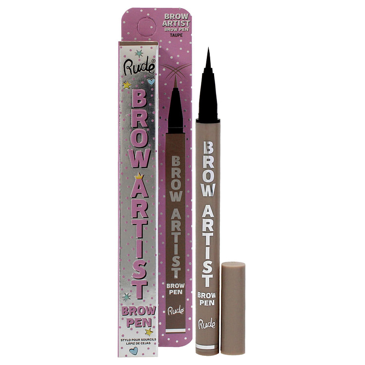 Rude Cosmetics for Women의 브로우 아티스트 브로우 펜 - 토프 - 0.018온스 브로우 펜