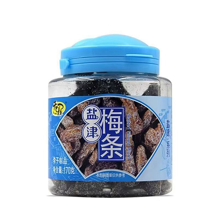 天喔盐津梅条170g瓶装蜜饯酸甜味话梅 休闲零食 170 克