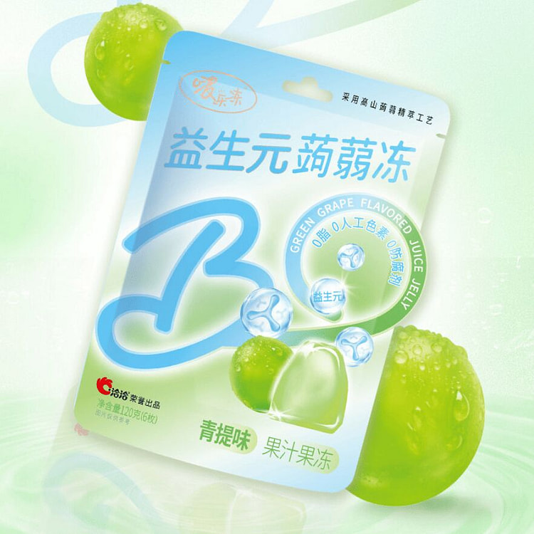 ChaChaProbioticKonjac Jelly Green Grape Flavor150g 150 g