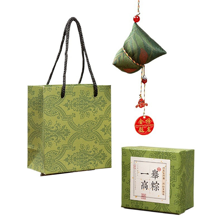 Zongzi Xiangyun Gauze Silk Sachet Pendant 13*6.5cm 1 box