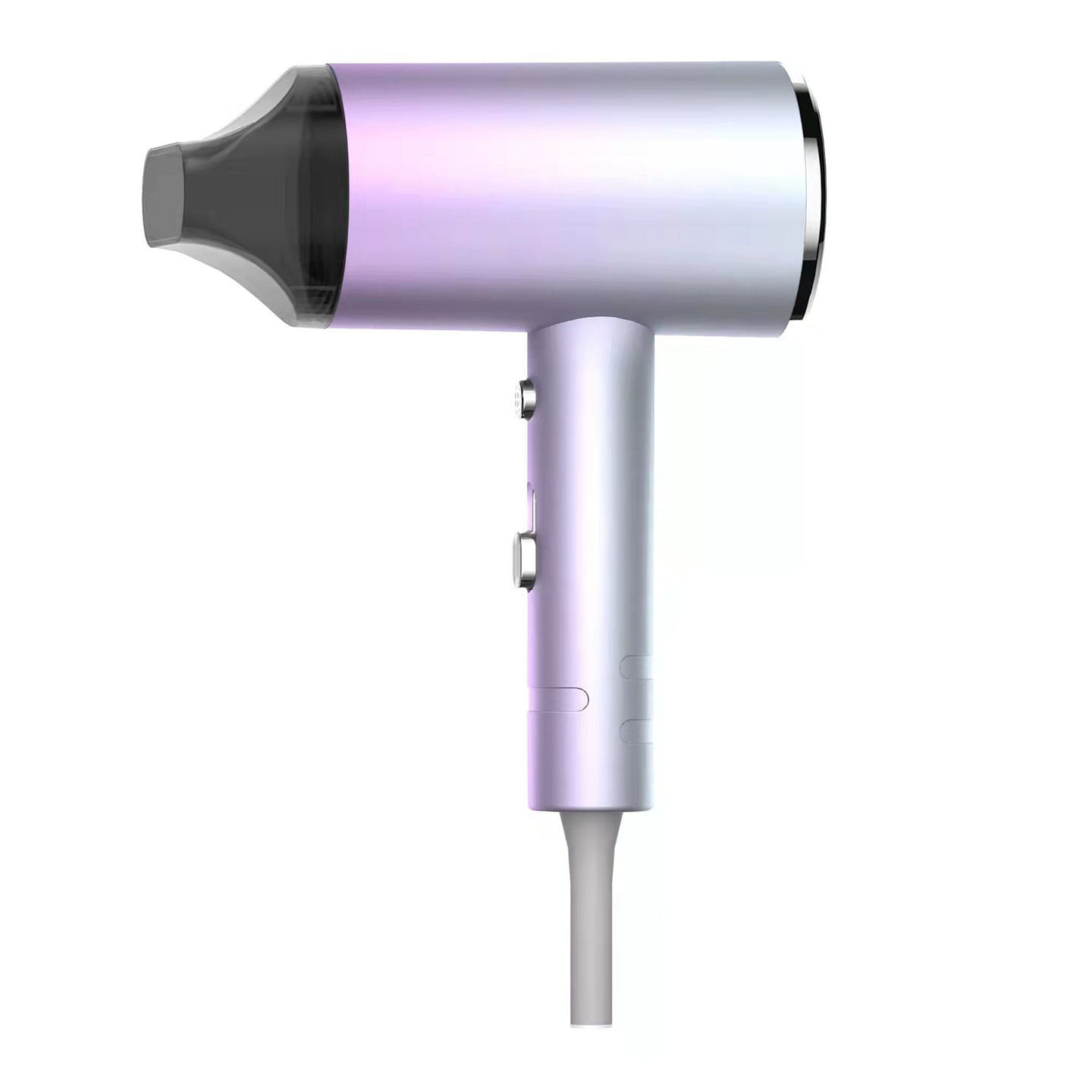 U.S. standard 110V hair dryer home hair dryer blue light big work space silver 1 each