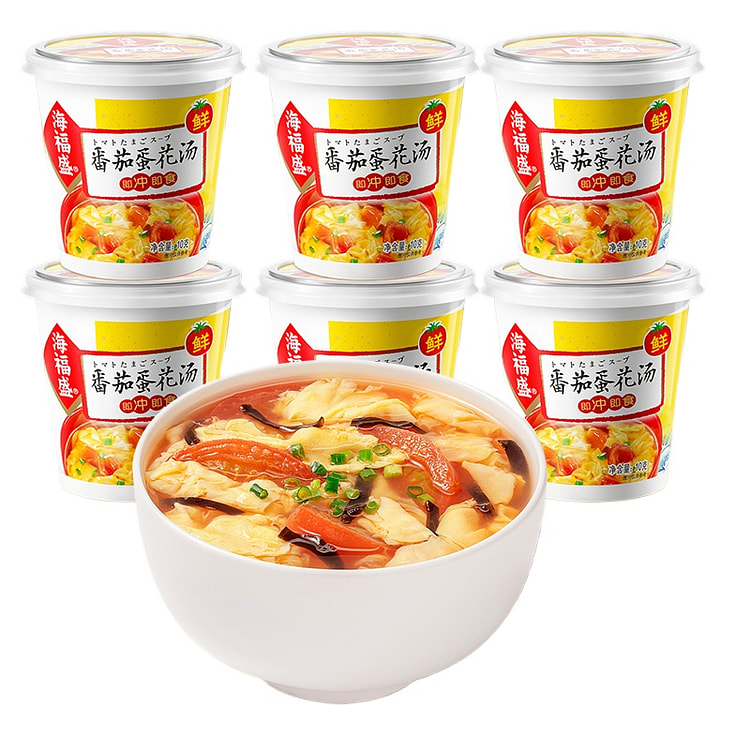 Haifusheng Lotus Fresh Vegetable Soup Vegetable Instant Soup Bag Tomato Egg