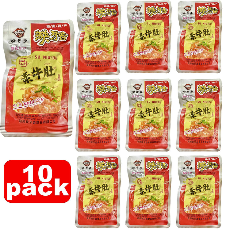 缺牙齿 素牛肚 爆辣魔芋爽湖南特产（10 pcs） 160 克
